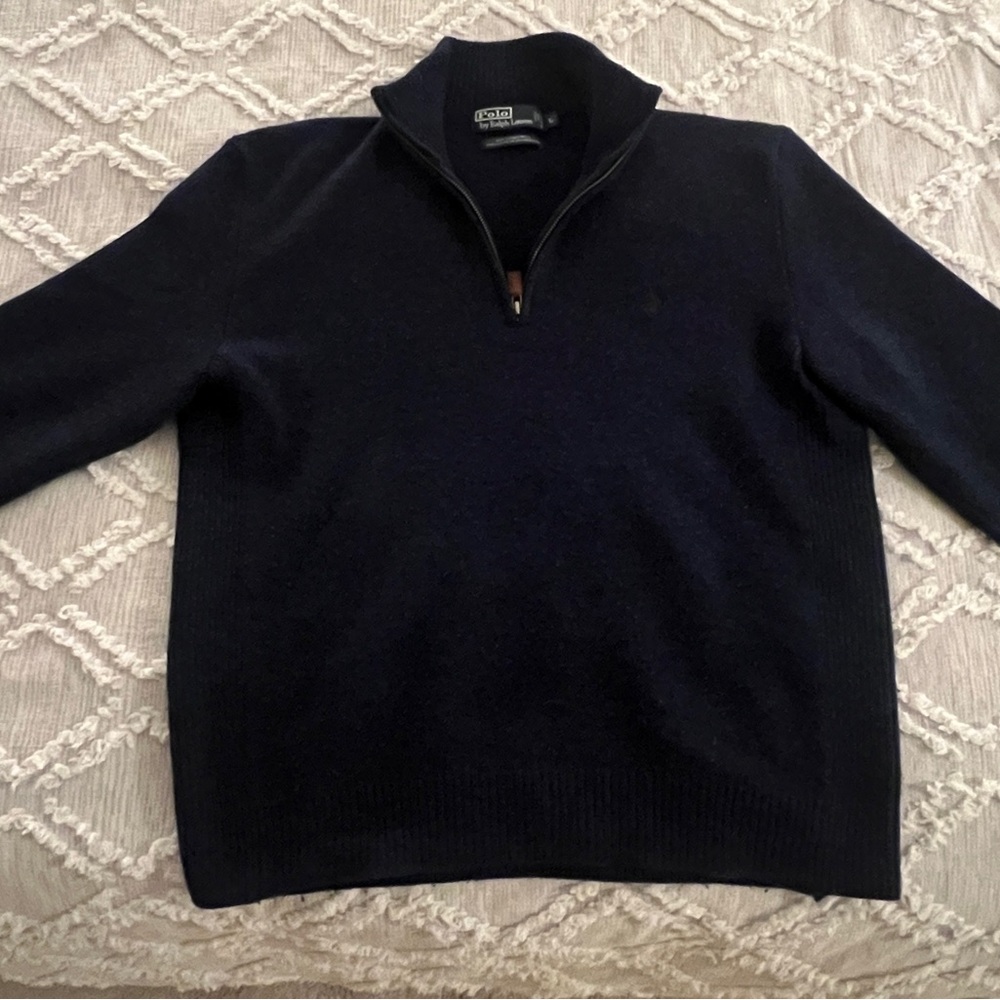 Polo - Luxuriously Soft Lambswool Men’s 1/4 Zip Sweater – Classic & Timeless